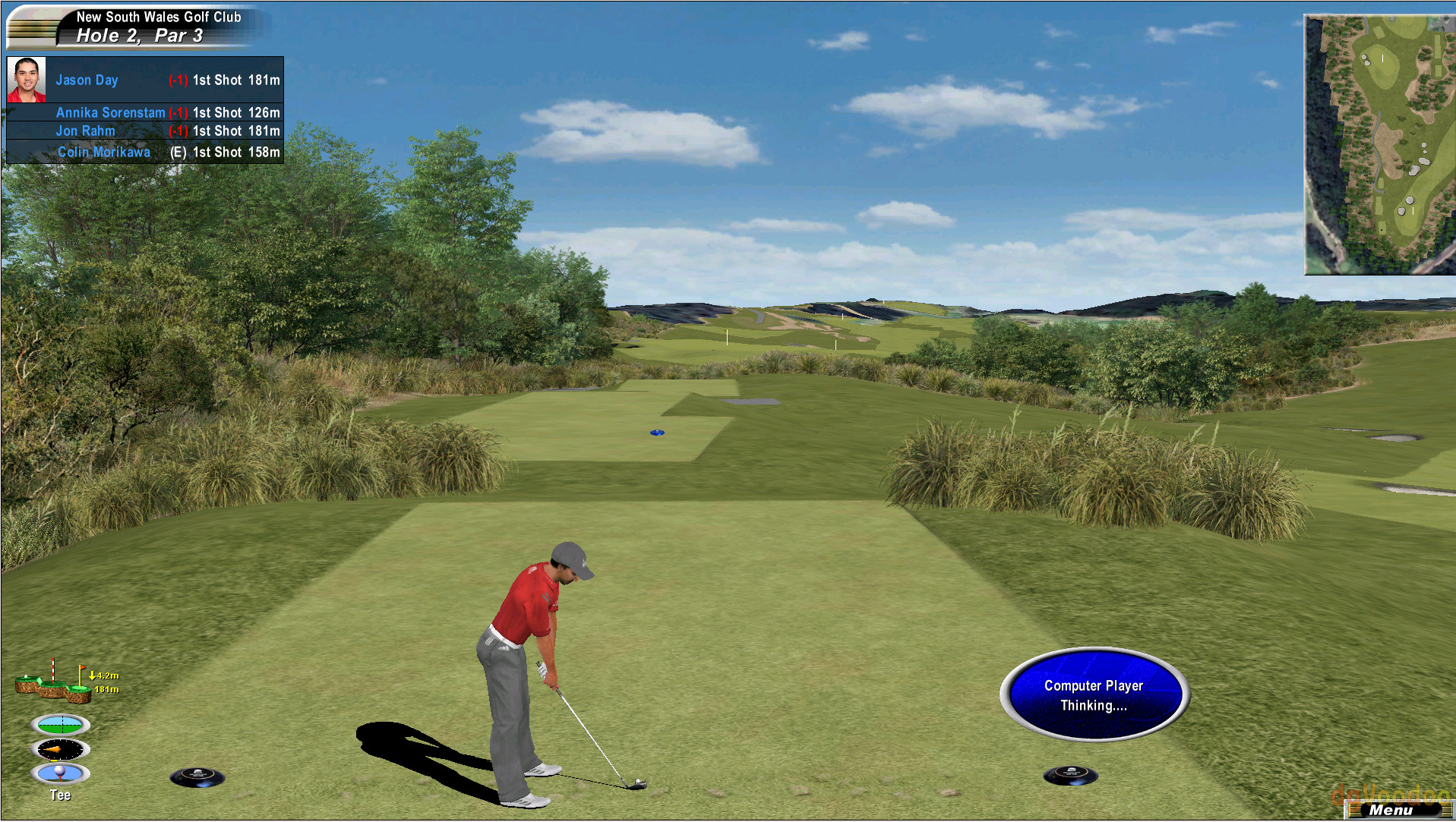 Hole 2 - the first of 4 Par 3s