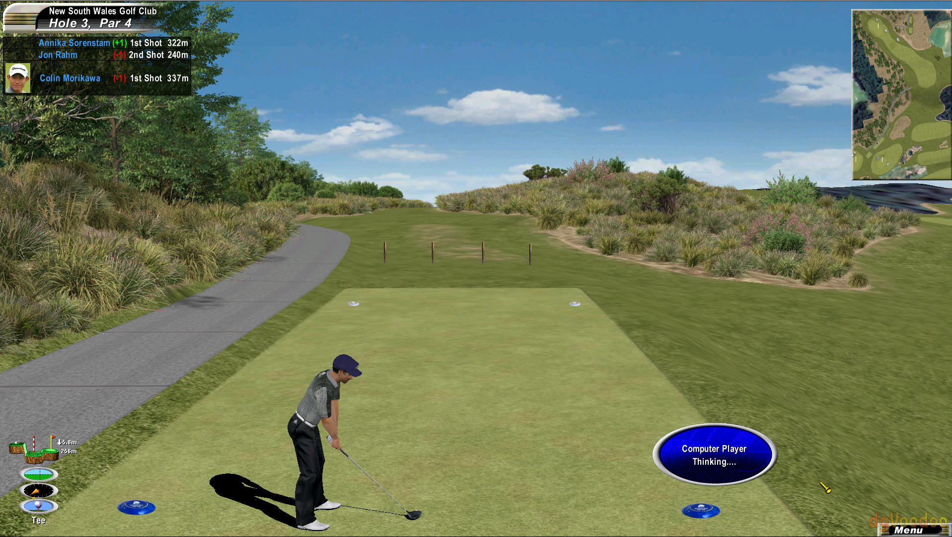 Alot of waste sand and sandy rough in this course as was built on dunes