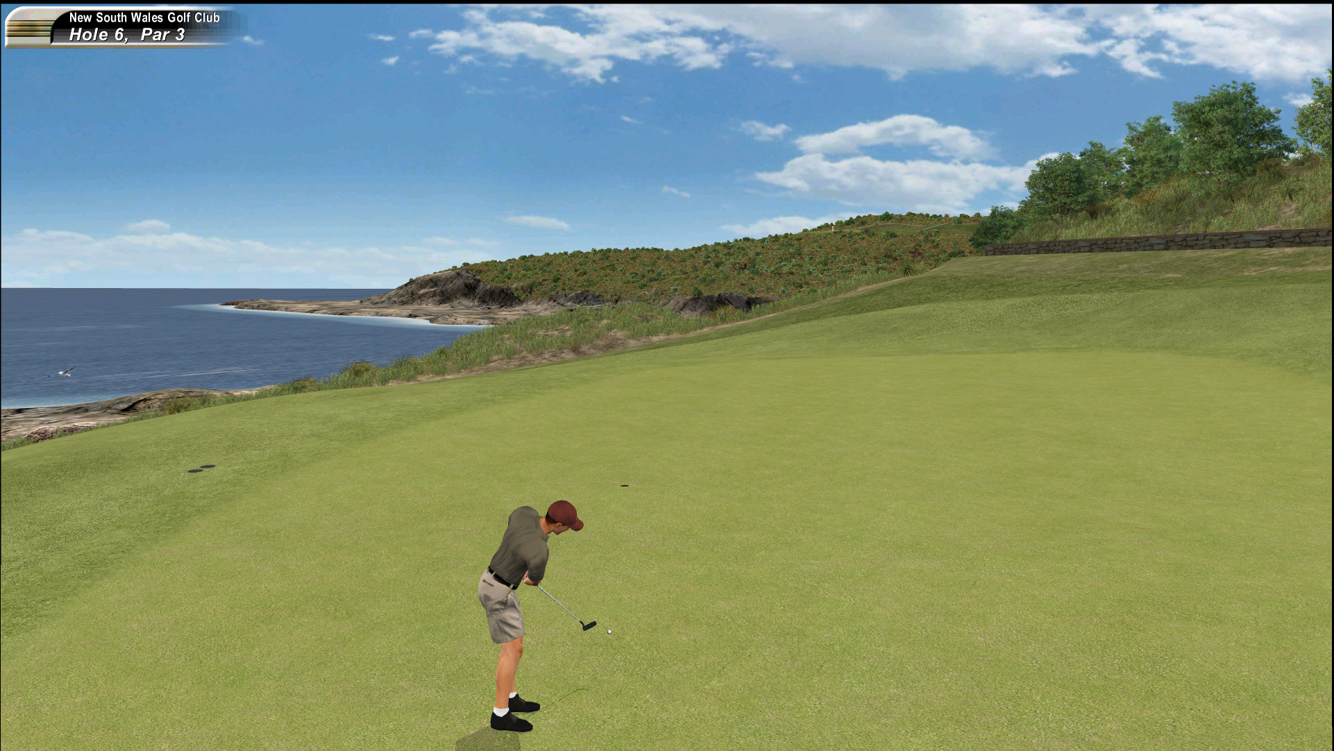 The 6th green